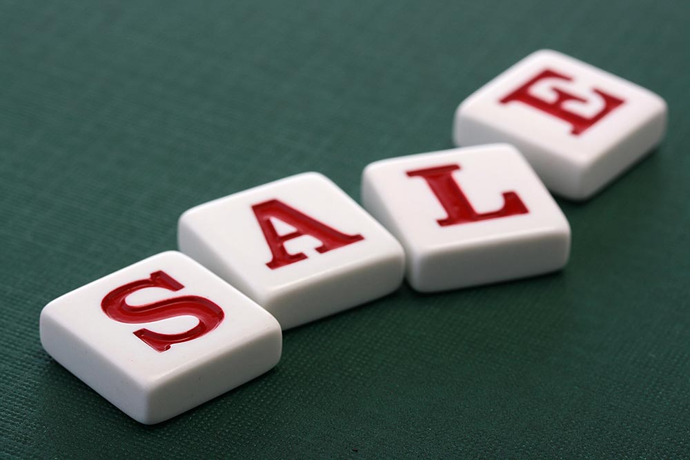 Word sale on scrabble game pieces