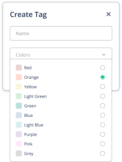 simple tagging and category system