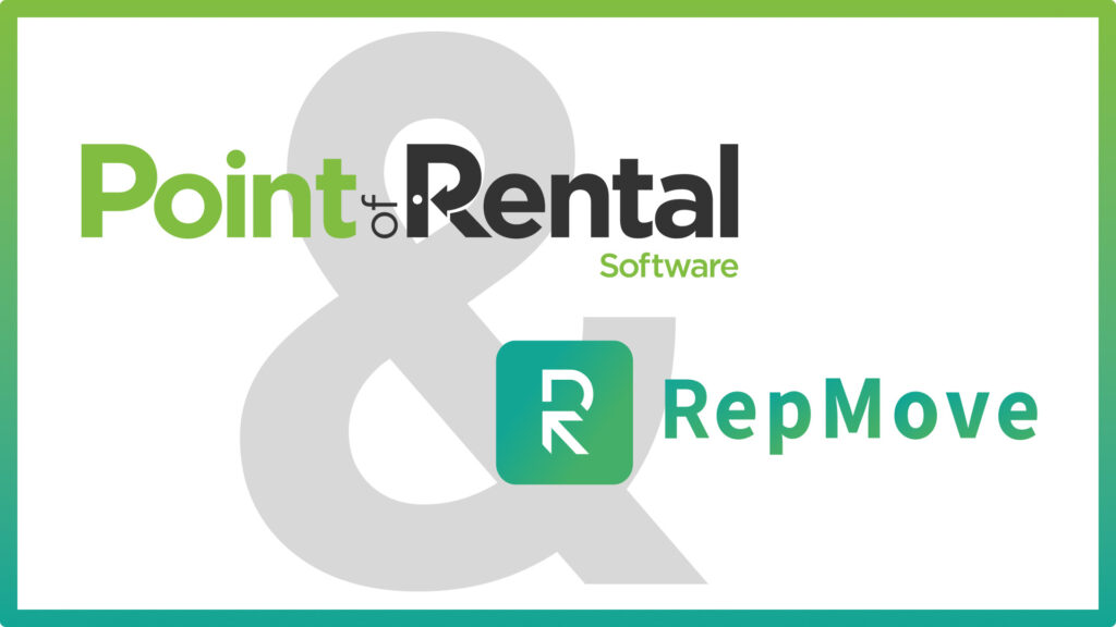 equipment rental management software leader Point of Rental partners with RepMove